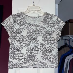 H&M Floral Crop Top